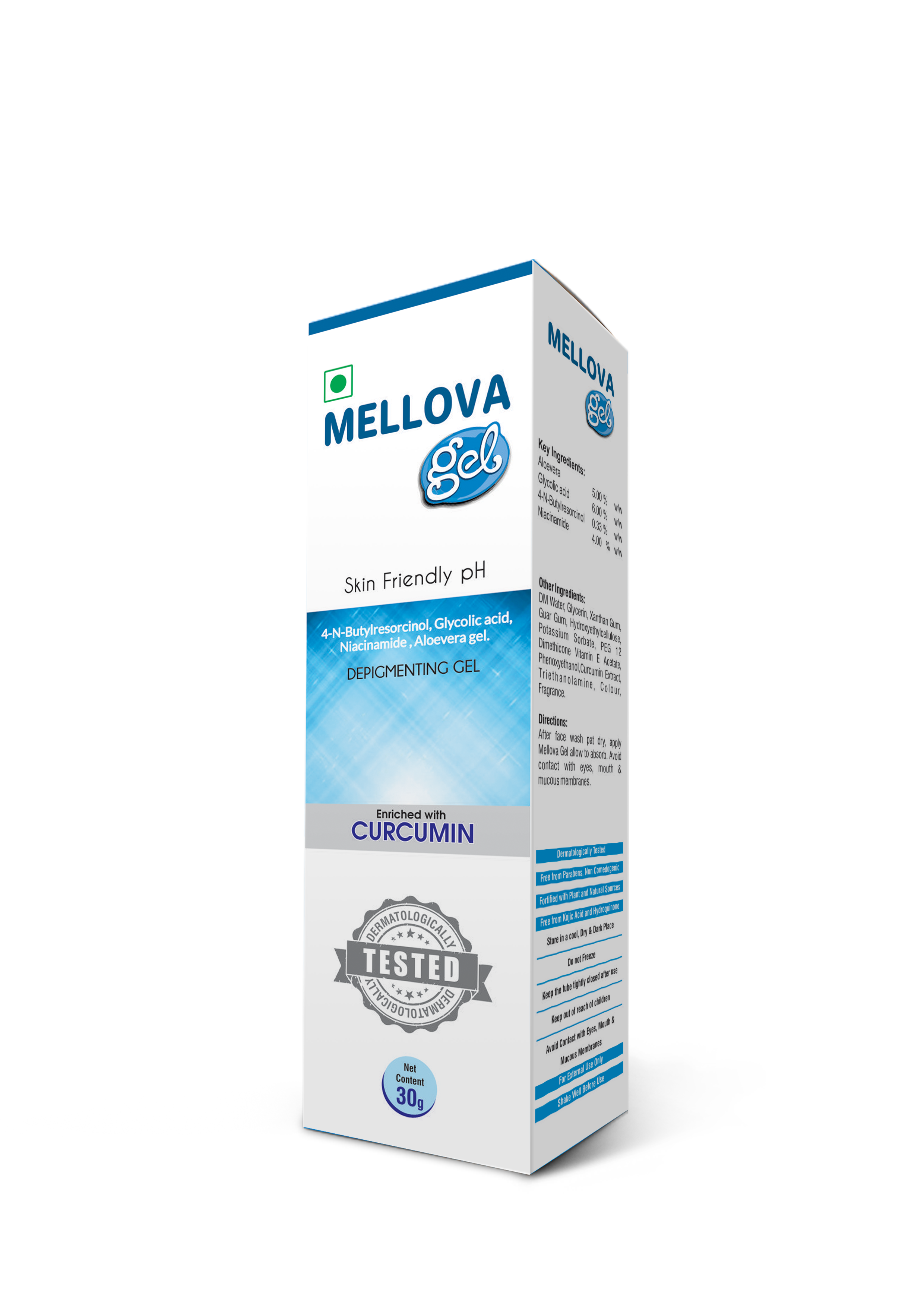 MELLOVA GEL-De-Pigmenting/Skin Lightening Gel